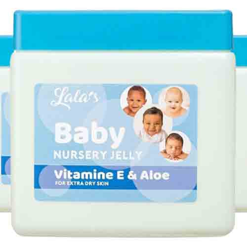Lala's Baby Vaseline mit Vitamine E & Aloe – Feuchtigkeit 150g