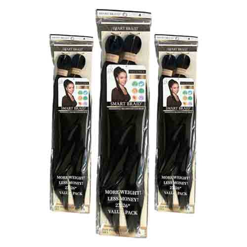 Smart Braids Pre Stretched 2x - 4 – Hochwertige Haarverlängerung 100g