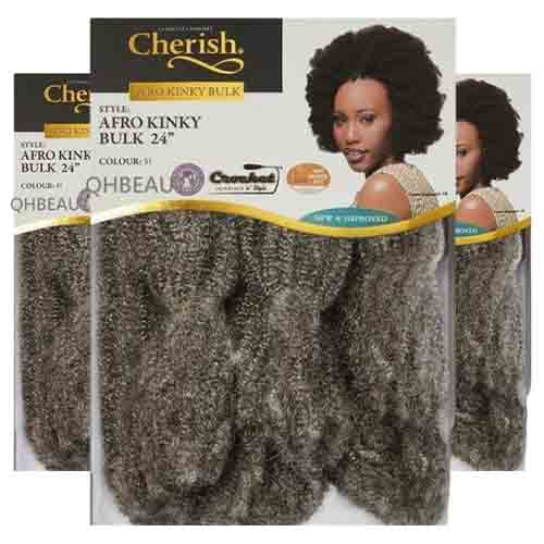 Cherish Afro Kinky Bulk 51 – Voluminös 100g