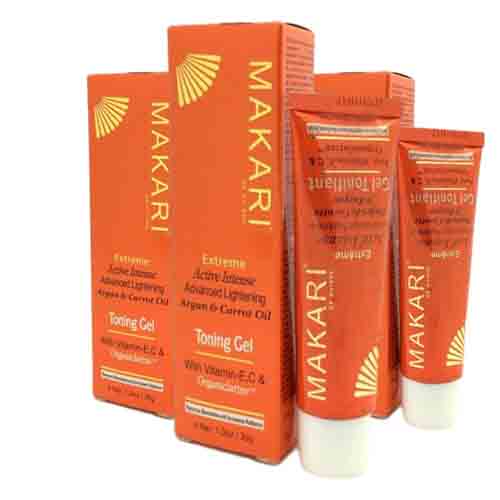 Makari Toning Gel mit Argan & Karotte – Für Strahlende Haut 30g