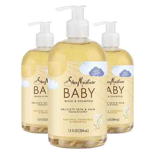Shea Moisture Baby Wash & Shampoo – Ohne Sulfate 384ml