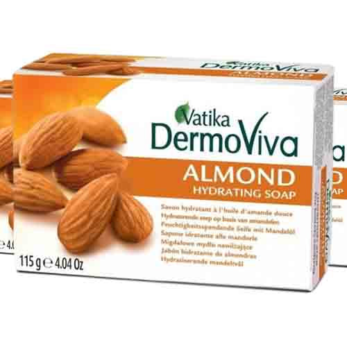 Dabur Vatika Dermoviva Mandelseife – Feuchtigkeit 115g