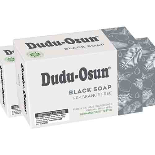 Dudu Osun Schwarze Seife Ohne Duft – Feuchtigkeit 150g
