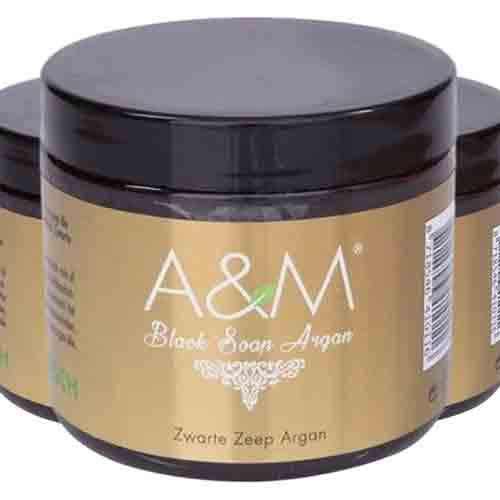 A&M Schwarze Seife Argan – Tiefenreinigung 200g