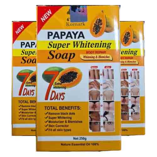Komark Papaya Whitening Seife – Hellt Die Haut auf 250g