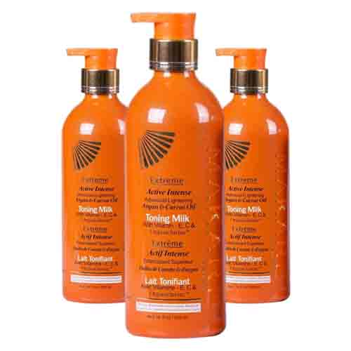 Makari Toning Milk mit Argan- & Karottenöl – Hautaufhellung 500ml