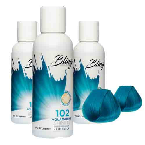 Bling Haarfarbe Aquamarine 102 – Semi-Permanent 118ml