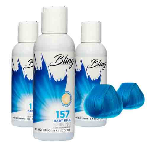 Bling Haarfarbe 157 – Baby Blue – Semi-Permanent 118ml