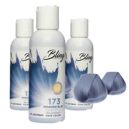 Bling Haarfarbe 173 – Powder Blue 118ml – Semi-Permanent
