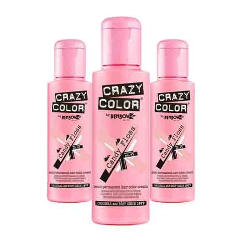 Crazy Color Haarfarbe Candy Floss – Intensivfarbe 100ml