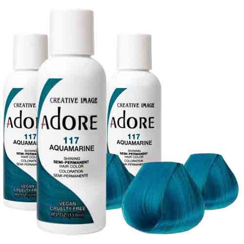 Adore Haarfarbe Aquamarine 117 – Semi-Permanent 118ml