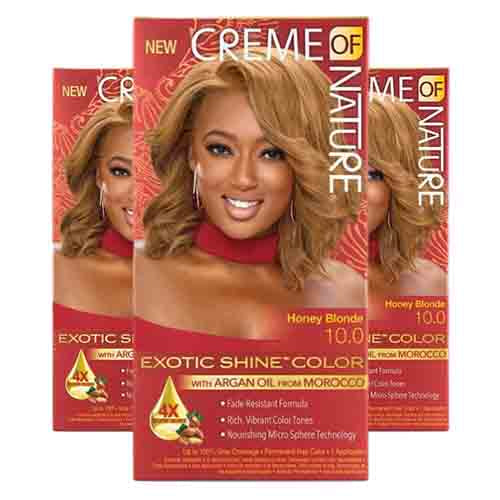 Creme of Nature Haarfarbe 10.0 Honey Blonde – Mit Arganöl 118ml