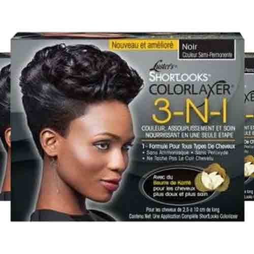 Pink ShortLooks Relaxer Kit Schwarz – Sanfte Anwendung 500g