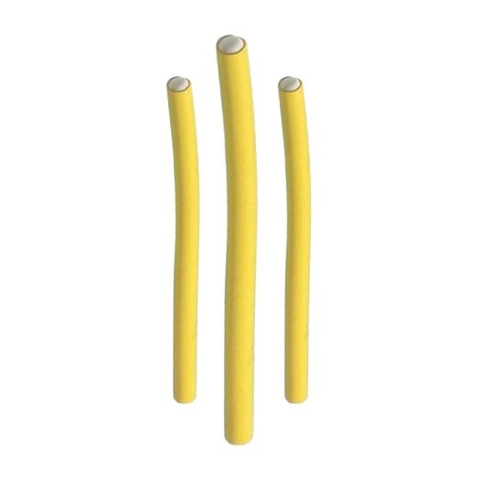 Comair Papillotes 6 Stück Gelb – Haarfreundlich 10x170mm