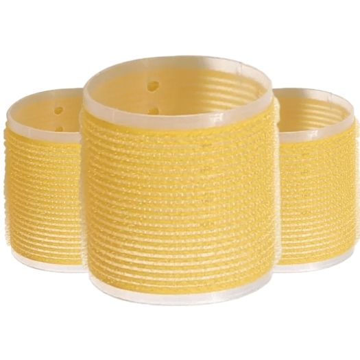 Comair Selbstklebende Wickel Jumbo Gelb – 6 Stück 66mm 100g