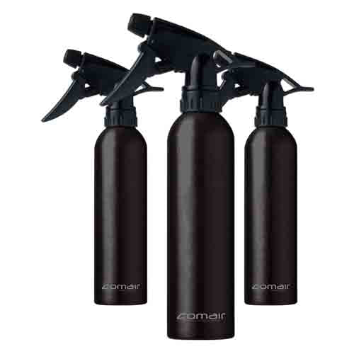 Comair Aluminium Sprühflasche Schwarz – Individuell Einstellbar 250ml
