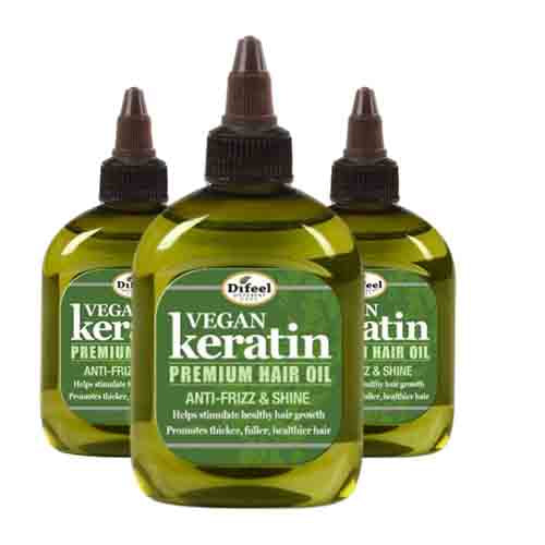 Difeel Haaröl Vegan Keratin – Anti-Frizz & Glanz 210ml