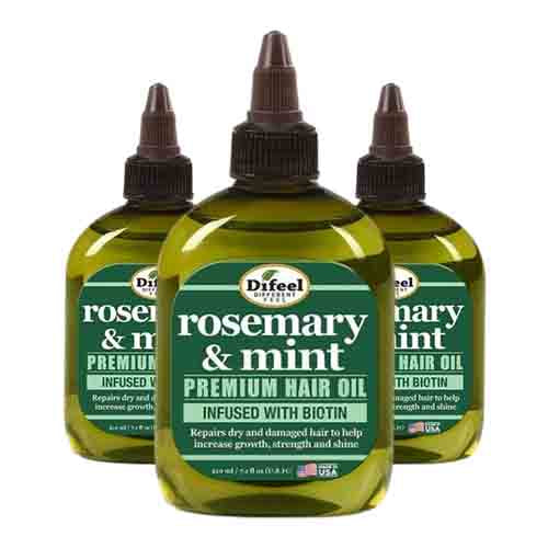 Difeel Premium Haaröl mit Rosmarin & Minze – Feuchtigkeit 210ml