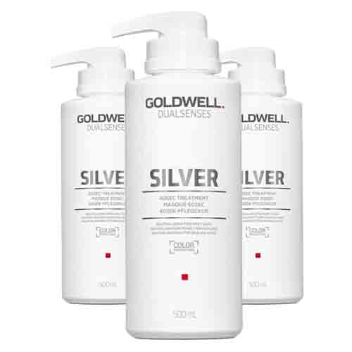 Goldwell Dualsenses Silver 60sec Treatment – Anti-Gelb Effekt 500ml