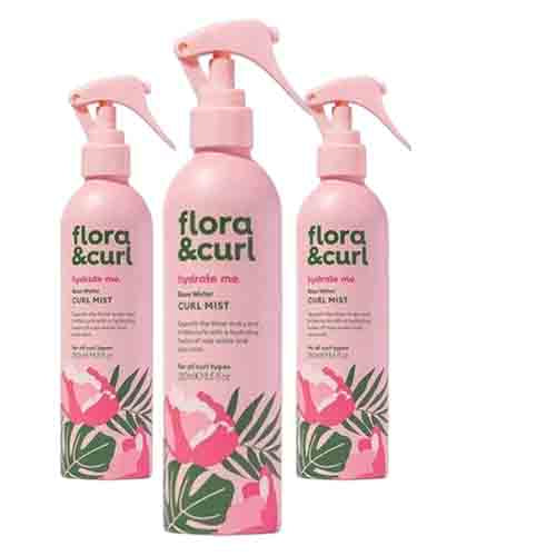 Flora & Curl Haarmist mit Rosenwasser – Feuchtigkeit 250ml