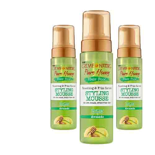 Creme of Nature Mousse Pure Honey mit Avocado – Feuchtigkeit 198ml