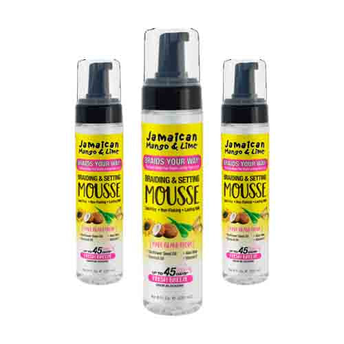 Jamaican Mango & Lime Mousse für Zöpfe – Langanhaltend 237ml