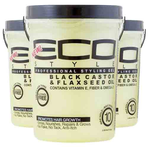 Eco Styler Styling Gel mit Schwarzem Rizinusöl – Maximaler Halt 1417g