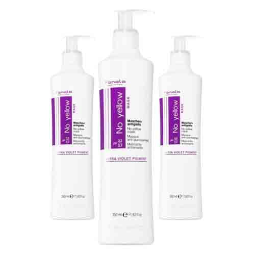 Fanola No-Yellow Maske – Neutralisiert Gelbstich 350ml