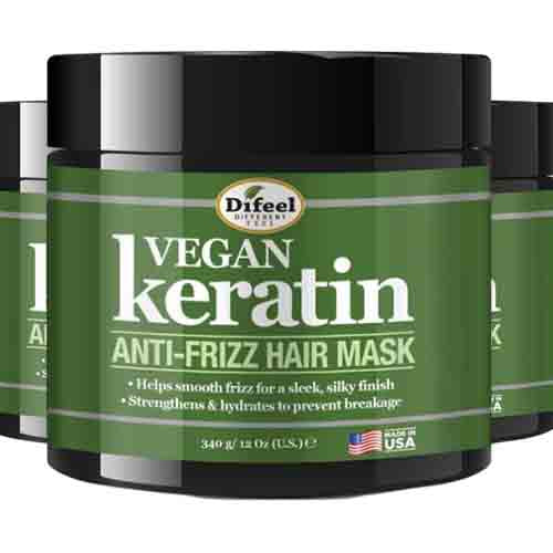 Difeel Haarmaske Vegan Keratin – Anti-Frizz 340g