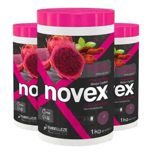 Novex Haarmaske Dragon Fruit & Gojiberry – Feuchtigkeit 1000g