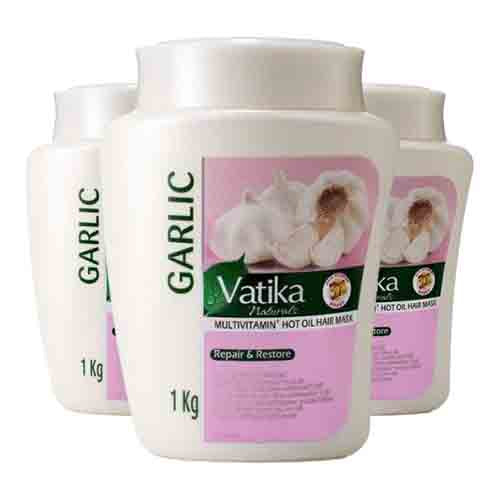 Dabur Vatika Haarmaske Knoblauch – Reparatur & Wiederherstellung 1000g