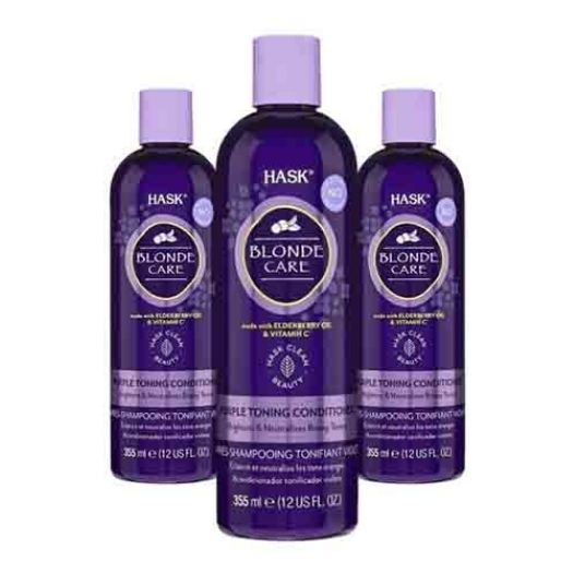 Hask Purple Toning Conditioner – Neutralisiert Gelbstich 355ml