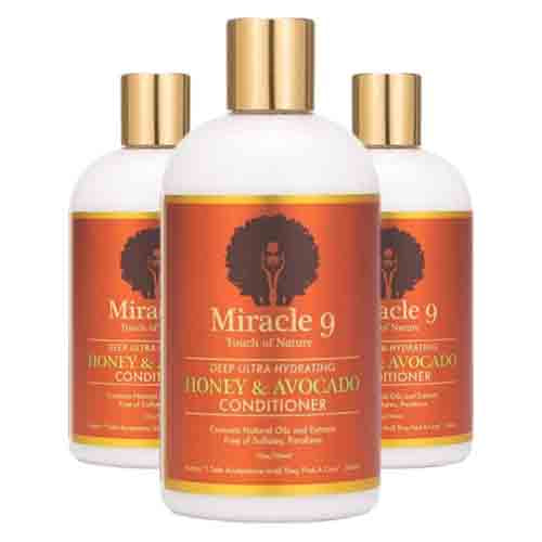Miracle 9 Conditioner mit Honig & Avocado – Tiefenfeuchtigkeit 354ml
