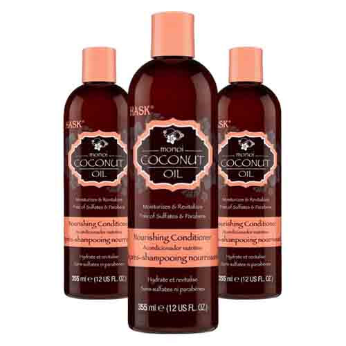 Hask Conditioner mit Monoi-Kokosöl – Nährende Feuchtigkeit 355ml