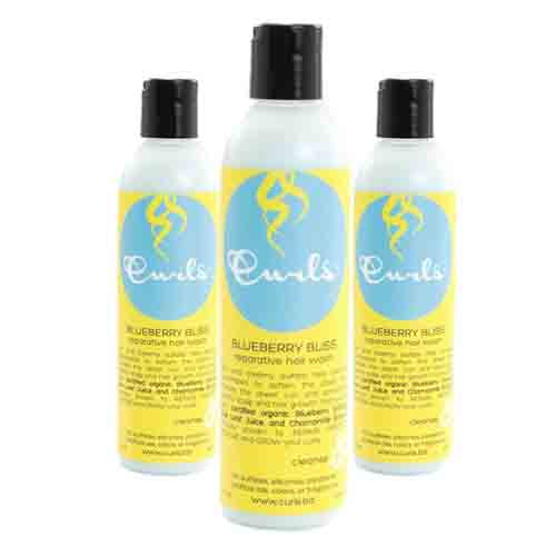 Curls Haarwäsche Blueberry Bliss – Reparierend 236ml