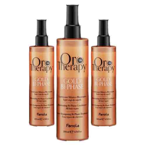 Fanola Oro Therapy Gold Bi-Phase Conditioner – Glanz & Pflege 200ml