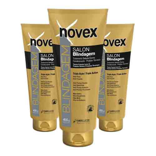 Novex Leave-In Conditioner Salon Blindagem – Wärme-Schutz 400g