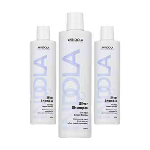 Indola Shampoo Silber – Neutralisiert Warmtöne 300ml