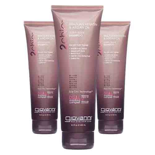 Giovanni Ultra-Sleek Shampoo mit Keratin – Glanz 250ml