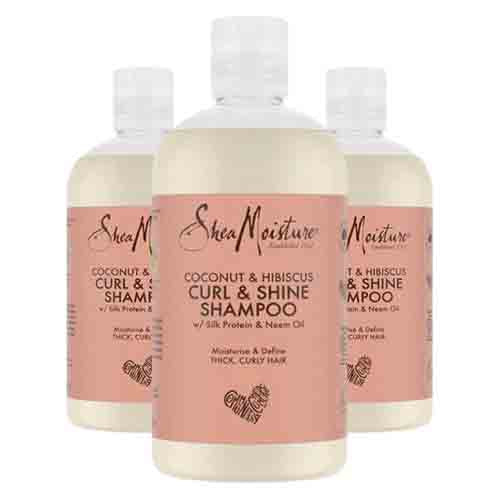 Shea Moisture Shampoo Coconut & Hibiscus – Ohne Sulfate 384ml