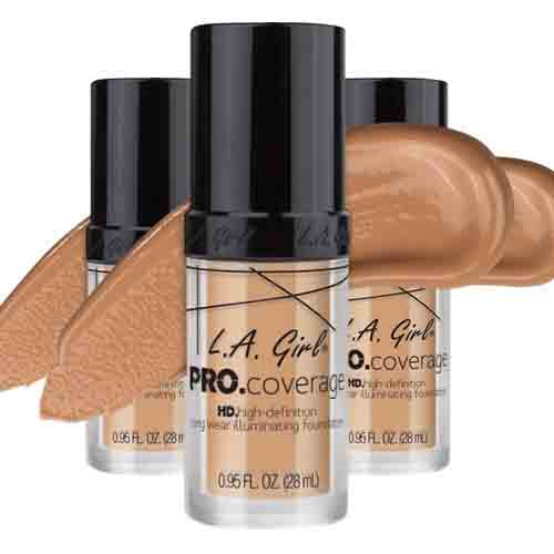 LA Girl PRO Coverage HD Foundation – Natürliche Deckkraft 30ml