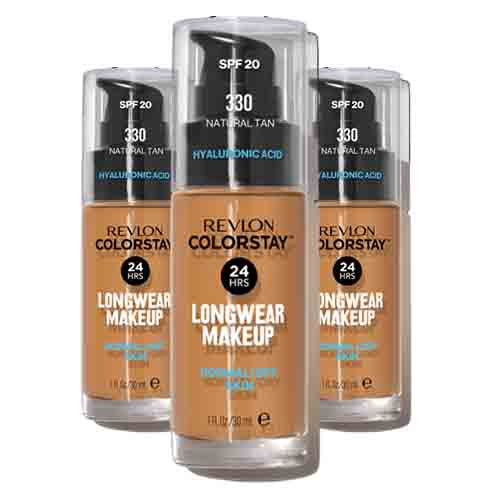 Revlon ColorStay Makeup für Normale/Trockene Haut Natural Tan 330 – 24h Halt 30ml