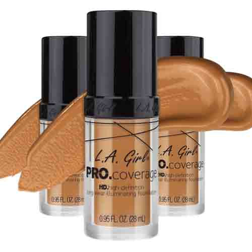 LA Girl PRO Coverage HD Foundation Soft Honey GLM648 – Flawless Finish 30ml