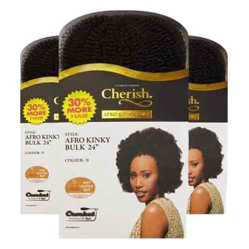 Cherish Afro Kinky Bulk – Hochwertiges Haar 100g