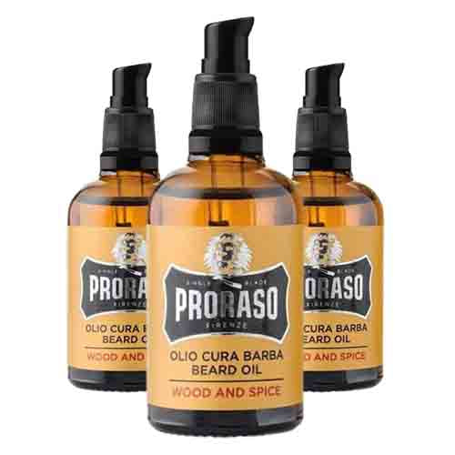 Proraso Bartöl Wood & Spice – Pflegt & Nährt 100ml