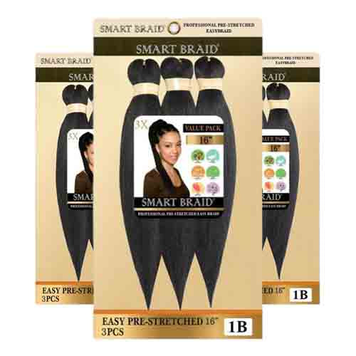 Smart Braids Haarverlängerung Pre Stretched 3x – 40cm 300g