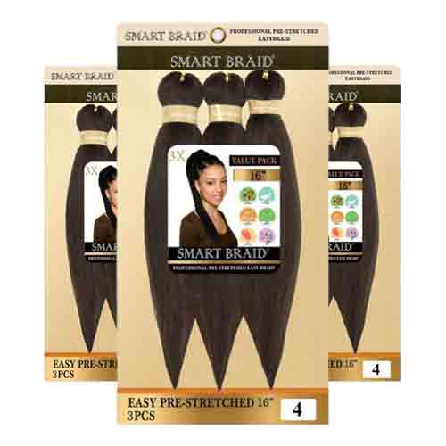 Smart Braids Haarverlängerung Pre Stretched 3x – 16 Zoll 100g