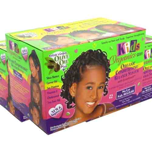 Africa's Best Kids Relaxer System Kit REGULAR – Ohne Chemikalien 400g