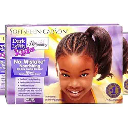Beautiful Beginnings Kinder Relaxer Kit für feines Haar – Perfekte Ergebnisse 400g