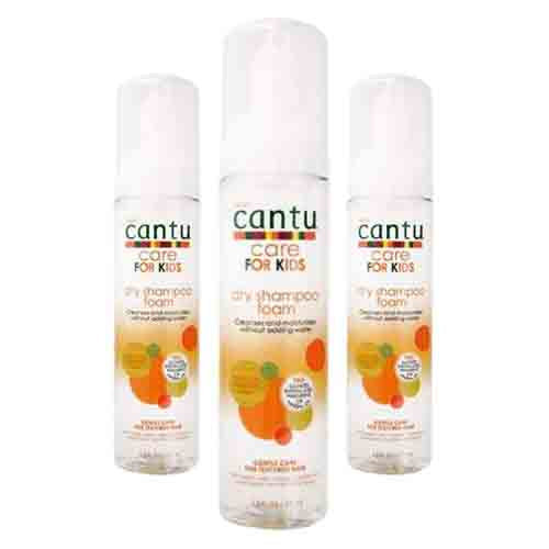 Cantu Pflege für Kinder Trockenshampoo Schaum – Ohne Wasser 171ml